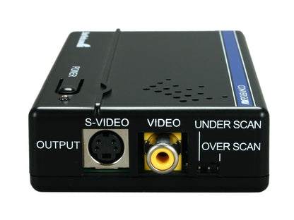 StarTech.com VGA2VID High Resolution VGA to Composite (RCA) or S-Video Converter - PC to TV Video Adapter - 1600x1200 RGB to TV