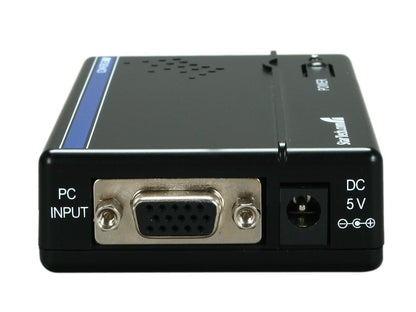 StarTech.com VGA2VID High Resolution VGA to Composite (RCA) or S-Video Converter - PC to TV Video Adapter - 1600x1200 RGB to TV