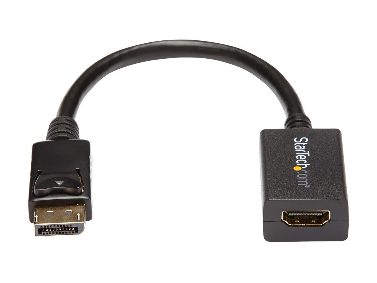StarTech.com DP2HDMI2 DisplayPort to HDMI Video Converter - Video / audio adapter - DisplayPort / HDMI - 19 pin - DisplayPort (M) HDMI (F)