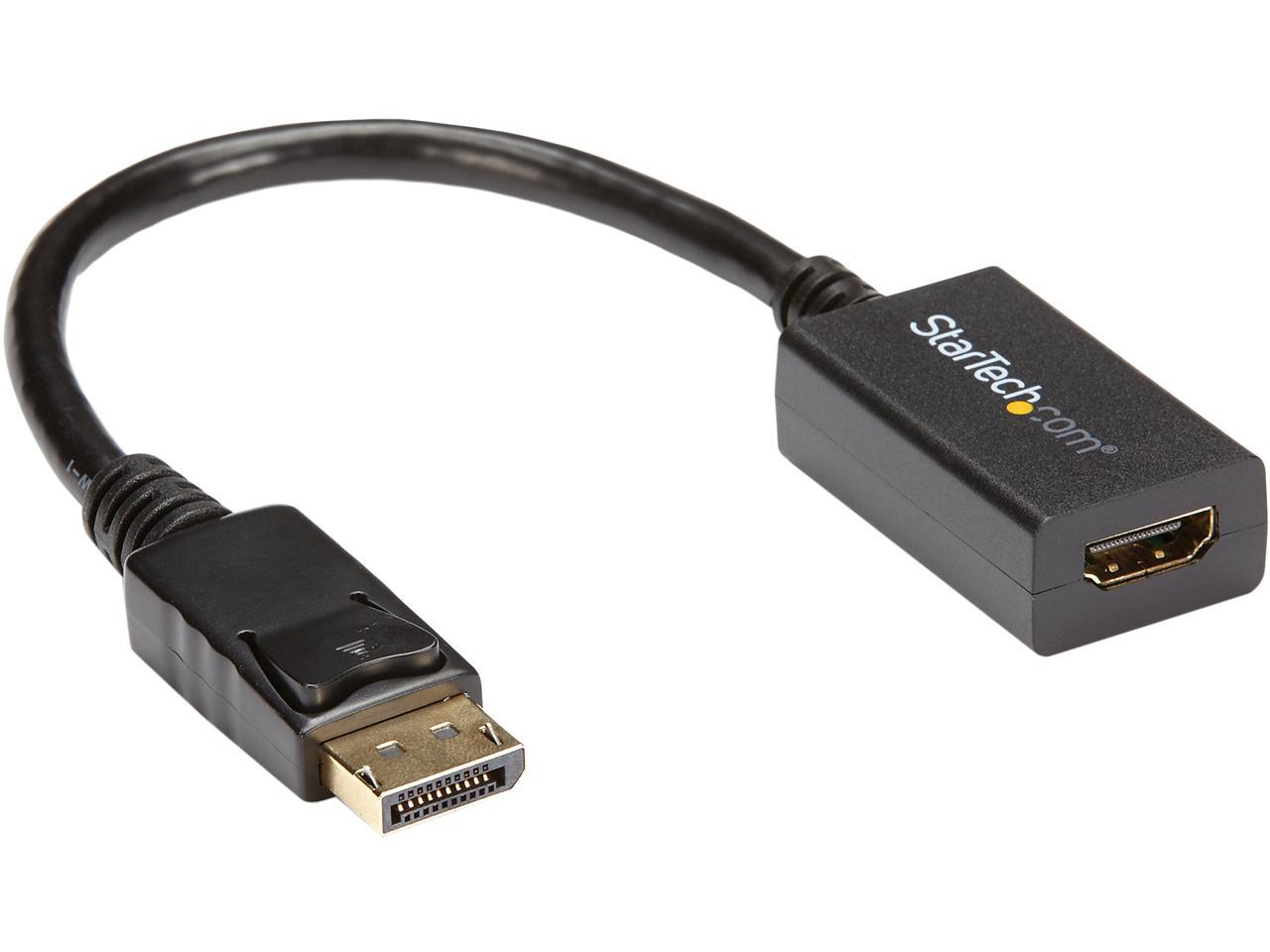 StarTech.com DP2HDMI2 DisplayPort to HDMI Video Converter - Video / audio adapter - DisplayPort / HDMI - 19 pin - DisplayPort (M) HDMI (F)