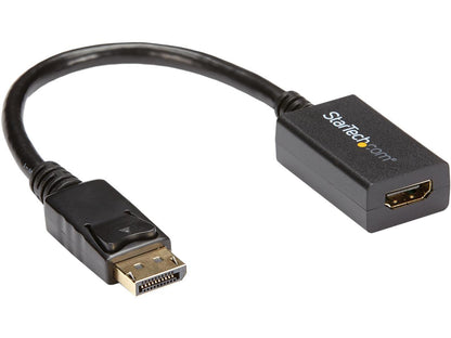 StarTech.com DP2HDMI2 DisplayPort to HDMI Video Converter - Video / audio adapter - DisplayPort / HDMI - 19 pin - DisplayPort (M) HDMI (F)