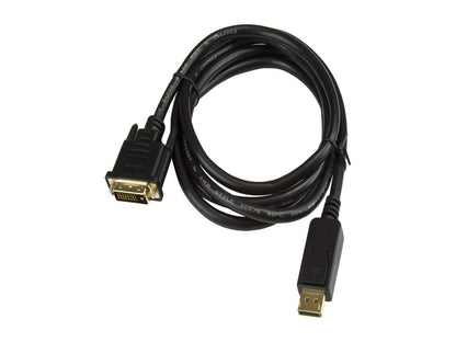 StarTech.com DP2DVI2MM6 DisplayPort To DVI Cable - 6 ft. / 2m - Passive - 1080p - DP to DVI Cable - DisplayPort Adapter Cable