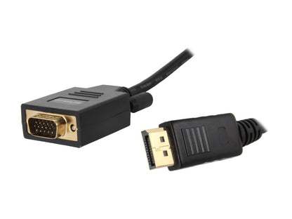 StarTech.com DP2VGAMM6 6 ft DisplayPort to VGA Cable - M/M