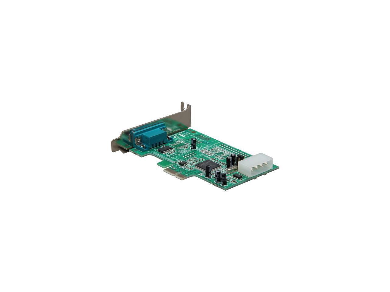StarTech.com Low Profile Native RS232 PCI Express Serial Card with 16550 UART Model PEX1S553LP