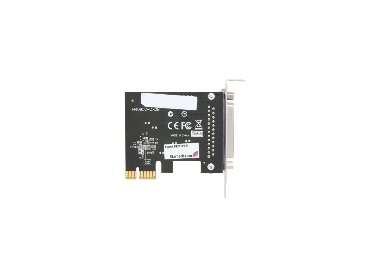 StarTech.com PEX1PLP 1 Port PCI Express Low Profile Parallel Adapter Card - SPP/EPP/ECP