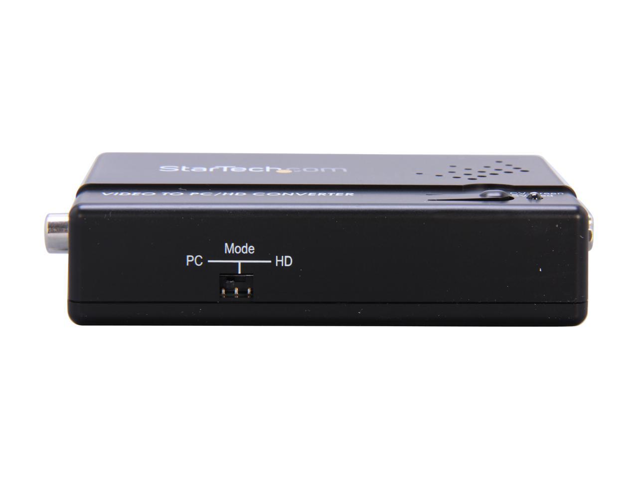 StarTech.com VID2VGATV2 Composite and S-Video to VGA Video Scan Converter