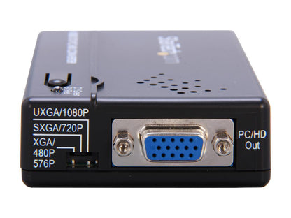 StarTech.com VID2VGATV2 Composite and S-Video to VGA Video Scan Converter