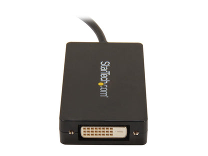 StarTech MDP2DPDVHD Travel A/V adapter - 3-in-1 Mini DisplayPort to DisplayPort DVI or HDMI converter