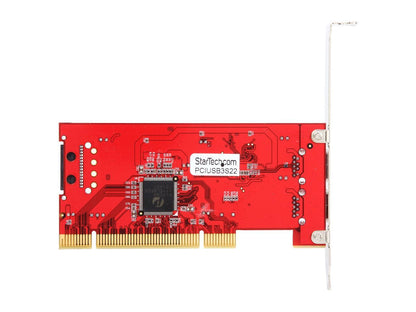 StarTech.com 2 Port PCI SuperSpeed USB 3.0 Adapter Card with SATA Power Model PCIUSB3S22