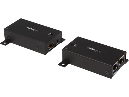 StarTech.com ST121SHD30 HDMI Over Dual CAT5 / CAT6 Extender with Infrared IR 100ft /30m HDMI Over Ethernet Cable Extender Power Free 1080p