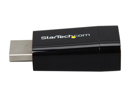 StarTech.com HD2VGAMICRO Compact HDMI to VGA Adapter Converter - Power Free HDMI Laptop to VGA Monitor / Projector Converter Box - 1920x1200 - 1 pack