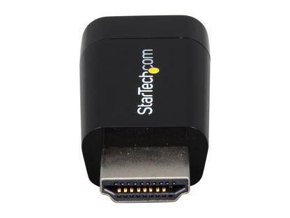 StarTech.com HD2VGAMICRO Compact HDMI to VGA Adapter Converter - Power Free HDMI Laptop to VGA Monitor / Projector Converter Box - 1920x1200 - 1 pack
