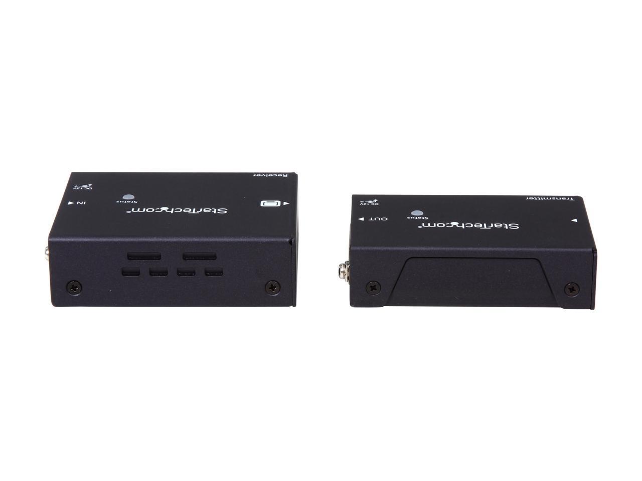 StarTech.com ST121HDBTPW HDMI over CAT5 HDBaseT Extender - Power over Cable - Ultra HD 4K