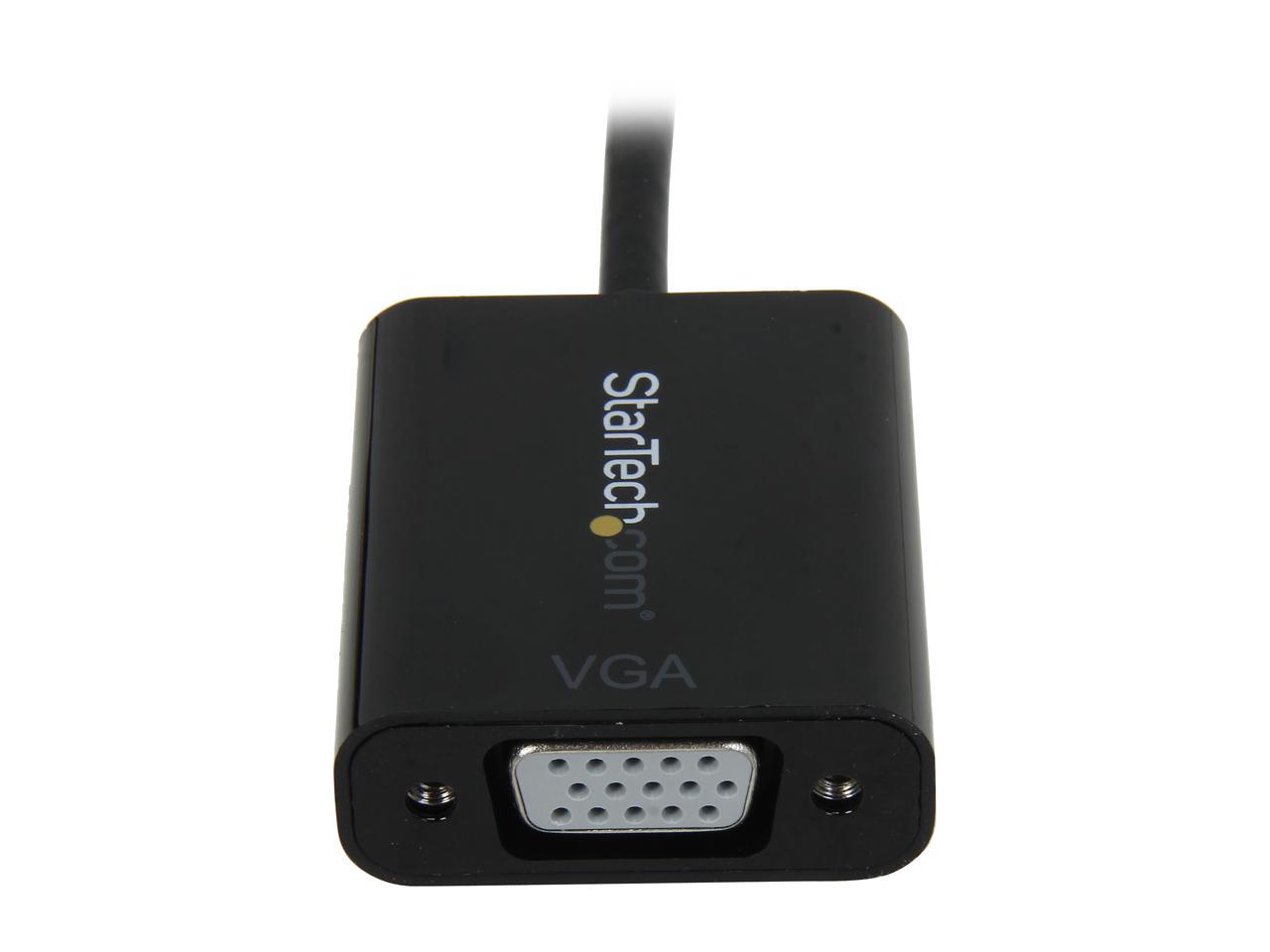 StarTech.com DP2VGA3 DisplayPort to VGA Adapter Converter - DP to VGA - Connect Your DisplayPort Computer to a VGA Projector - 1920x1200