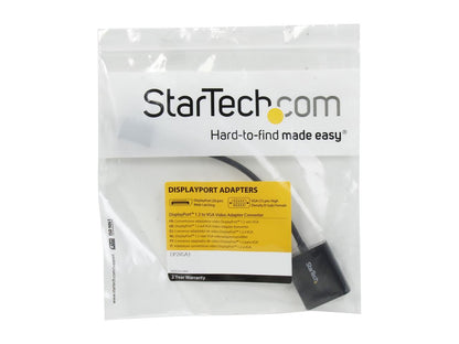 StarTech.com DP2VGA3 DisplayPort to VGA Adapter Converter - DP to VGA - Connect Your DisplayPort Computer to a VGA Projector - 1920x1200