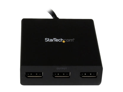 StarTech.com MSTMDP123DP Mini DisplayPort to DisplayPort Multi Monitor Splitter - 3-Port MST Hub - mDP 1.2 to 3x DP MST Hub
