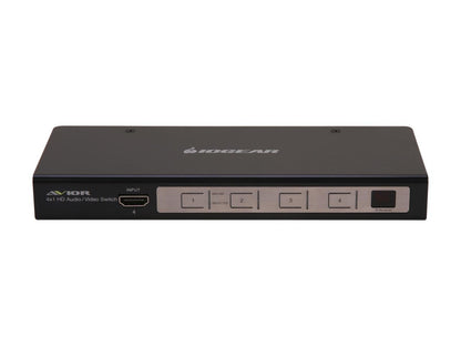 IOGEAR AVIOR 4-Port HD Audio/Video Switch with RS-232 Support GHSW8141