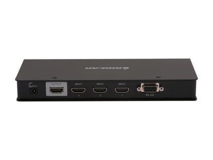 IOGEAR AVIOR 4-Port HD Audio/Video Switch with RS-232 Support GHSW8141