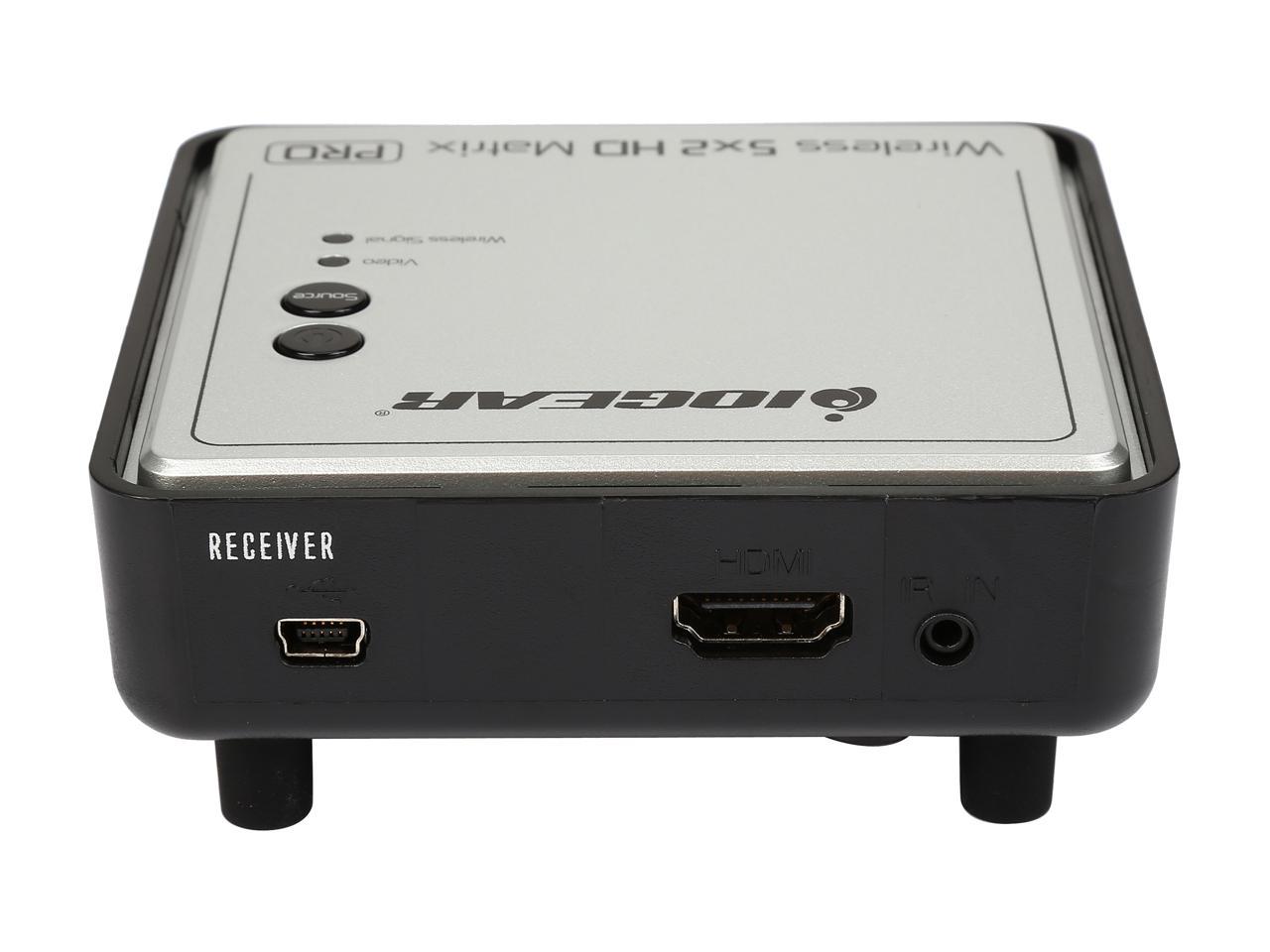 IOGEAR Long Range Wireless 5 x 2 HD Matrix Pro Receiver GWHDRX01