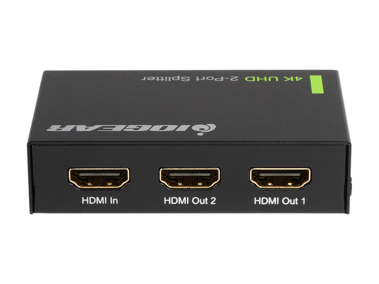 IOGEAR 4K 2-Port HDMI Splitter GHSP8422
