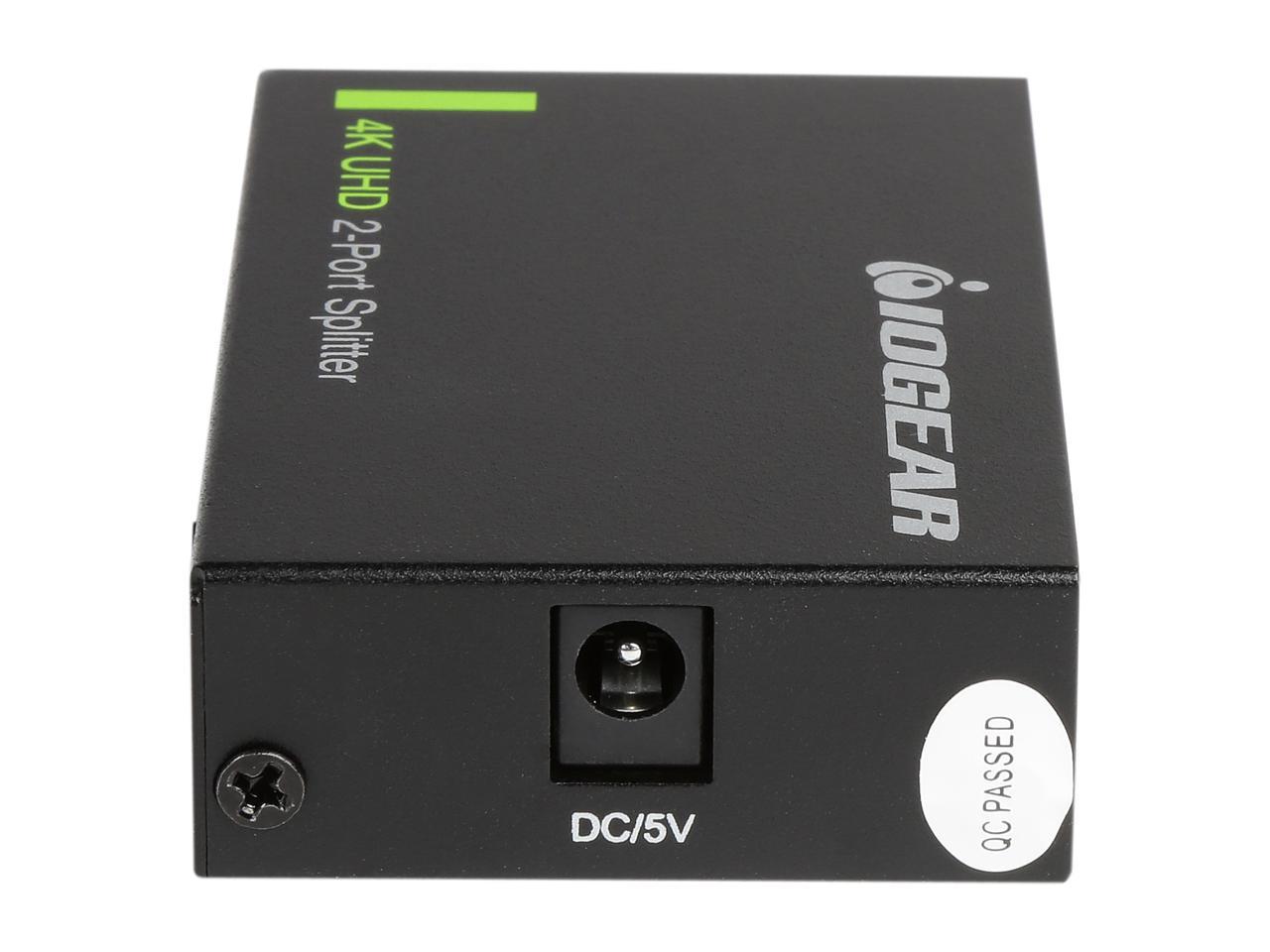 IOGEAR 4K 2-Port HDMI Splitter GHSP8422