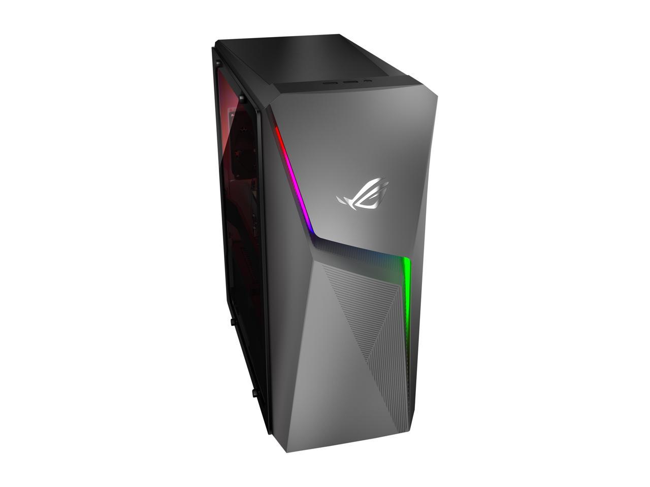 ROG Strix GL10DH Gaming Desktop PC, AMD Ryzen 7 3700X, GeForce GTX 1660 Ti, 16 GB DDR4 RAM, 512 GB SSD, Wi-Fi 5, Windows 10 Home, GL10DH-AH762
