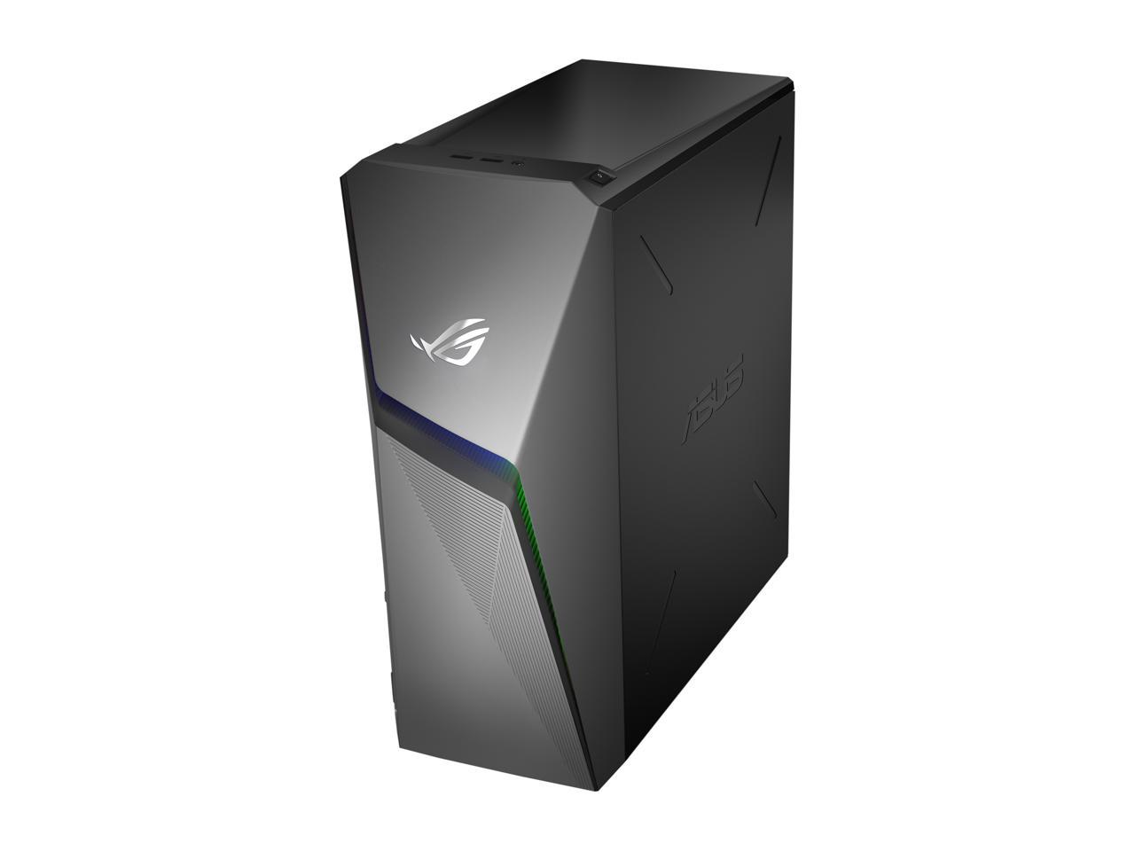 ROG Strix GL10DH Gaming Desktop PC, AMD Ryzen 7 3700X, GeForce GTX 1660 Ti, 16 GB DDR4 RAM, 512 GB SSD, Wi-Fi 5, Windows 10 Home, GL10DH-AH762