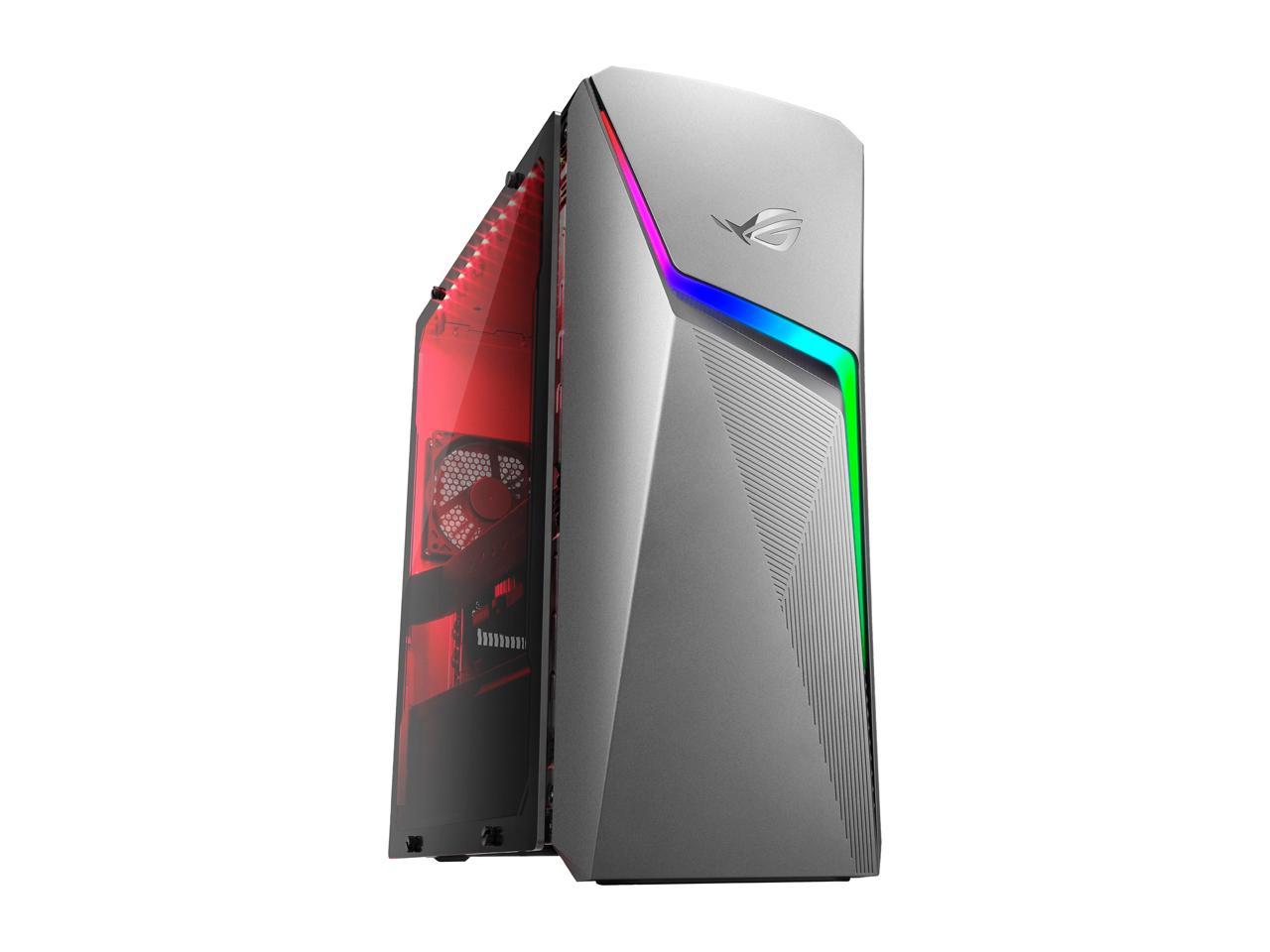 ROG Strix GL10DH Gaming Desktop PC, AMD Ryzen 7 3700X, GeForce GTX 1660 Ti, 16 GB DDR4 RAM, 512 GB SSD, Wi-Fi 5, Windows 10 Home, GL10DH-AH762
