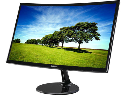 SAMSUNG C24F396 24" (23.5" Viewable) Full HD 1920 x 1080 4ms (GTG) VGA, HDMI AMD FreeSync Flicker Free Low Blue Light LED Backlit Curved Gaming Monitor