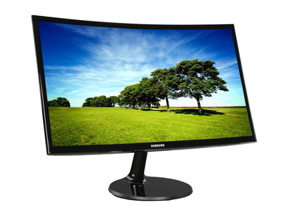 SAMSUNG C24F396 24" (23.5" Viewable) Full HD 1920 x 1080 4ms (GTG) VGA, HDMI AMD FreeSync Flicker Free Low Blue Light LED Backlit Curved Gaming Monitor