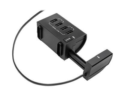 Tripp Lite Protect It! 6-Outlet Surge Protector, 4 USB Ports, 6.0 Feet Cord, 1080 Joules, Diagnostic LED, Black Housing (TLP66USBR)