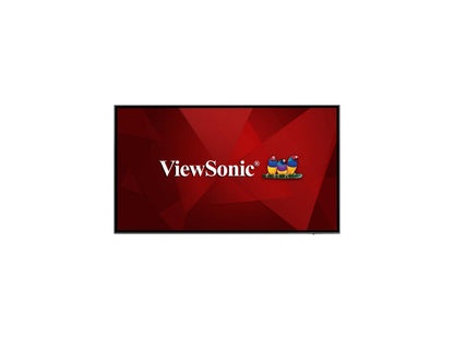 Viewsonic CDE7520 75" 4K Premium Commercial LCD Wireless Presentation Display - 16 GB - 3840 x 2160 - Direct LED - 450 Nit - 3840x2160 Ultra HD - HDMI - USB - Serial - Ethernet