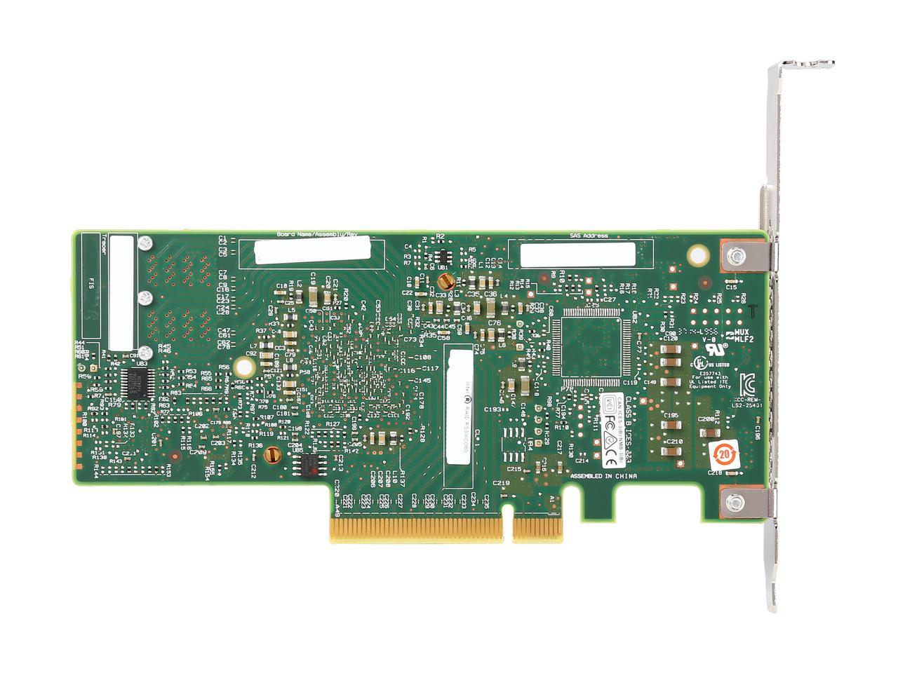 Intel RS3WC080 PCI-Express 3.0 x8 Low Profile Ready SATA / SAS Controller Card