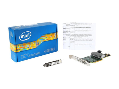 Intel RS3DC040 PCI-Express 3.0 x8 Low Profile Ready SATA / SAS Controller Card