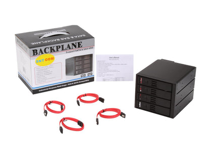 Athena Power BP-TL3141SAC 3 x 5.25" Bays to 4 x 3.5" SATA/SAS Hot-Swap RAID Subsystem