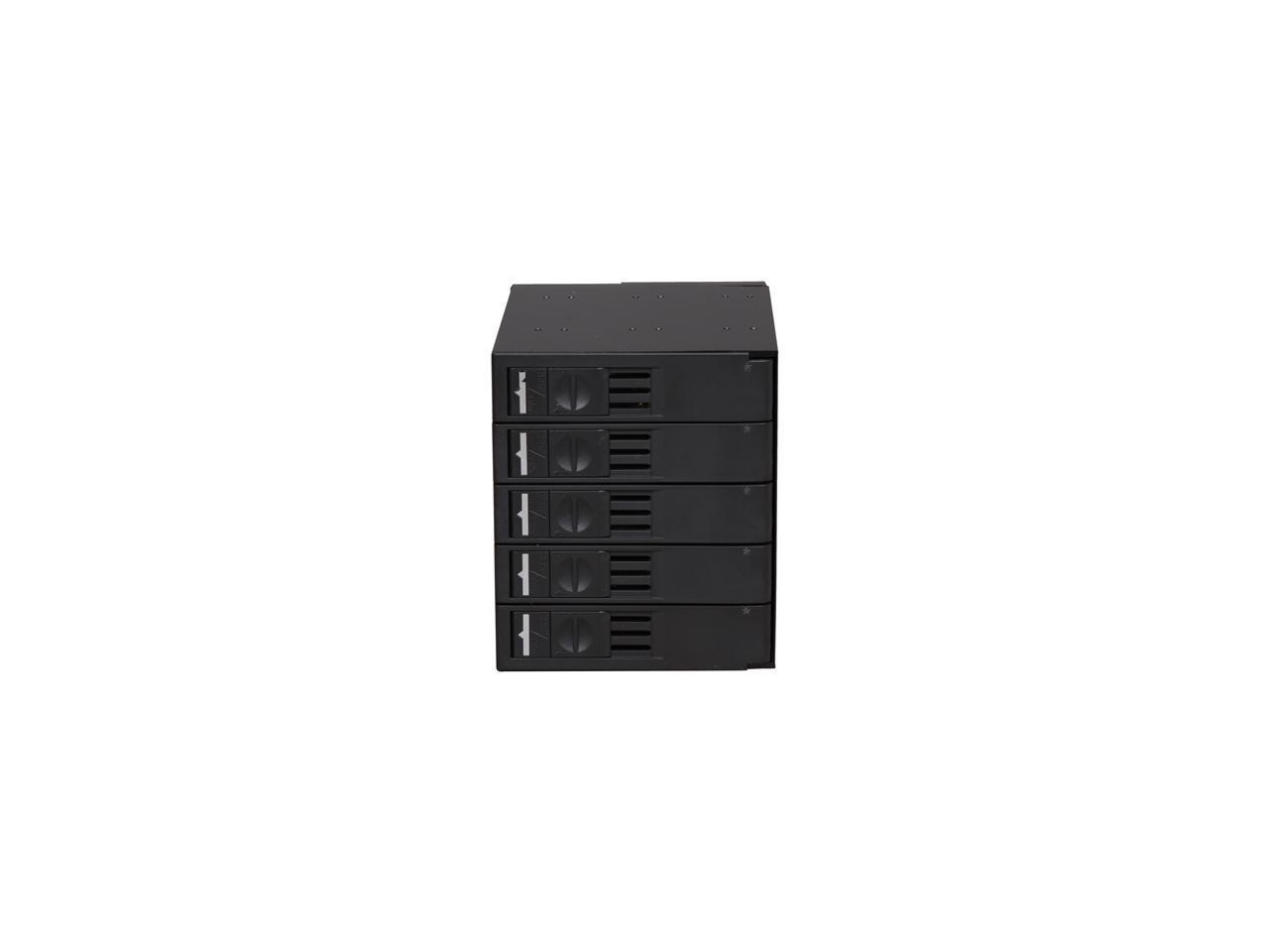 Athena Power BP-TL3051SAC Trayless 5 x 3.5" SAS / SATA- 3 x 5.25" Bay for 4 HDD