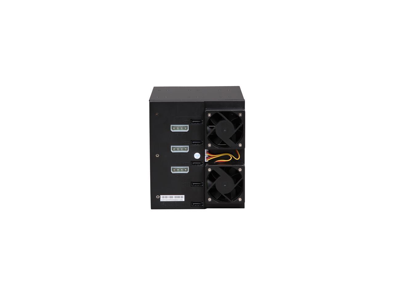 Athena Power BP-TL3051SAC Trayless 5 x 3.5" SAS / SATA- 3 x 5.25" Bay for 4 HDD