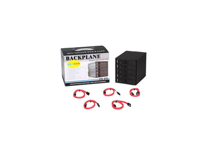 Athena Power BP-TL3051SAC Trayless 5 x 3.5" SAS / SATA- 3 x 5.25" Bay for 4 HDD
