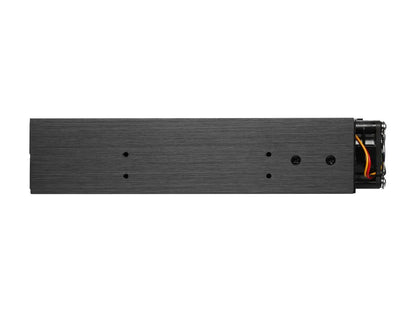 Athena Power BP-SAC1425AVL12 MIni-SAS 12Gb/s Internal Hot-Swap Backplane Module: 4 x 2.5" SAS / SATA SSD / HDD (Up to 15mm Height) in 5.25" Drive Bay - OEM