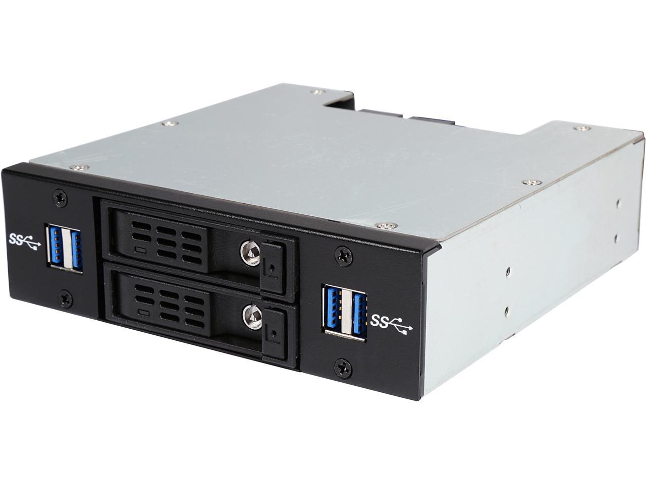 Athena Power BP-1225U32SAC USB 3.0 Super Speed 5.25" Drive Bay Extended Backplane Module