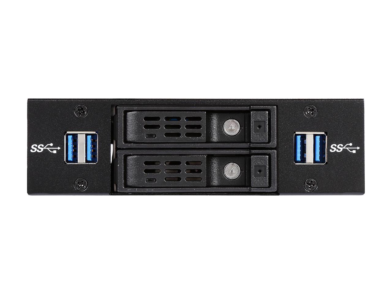 Athena Power BP-1225U32SAC USB 3.0 Super Speed 5.25" Drive Bay Extended Backplane Module