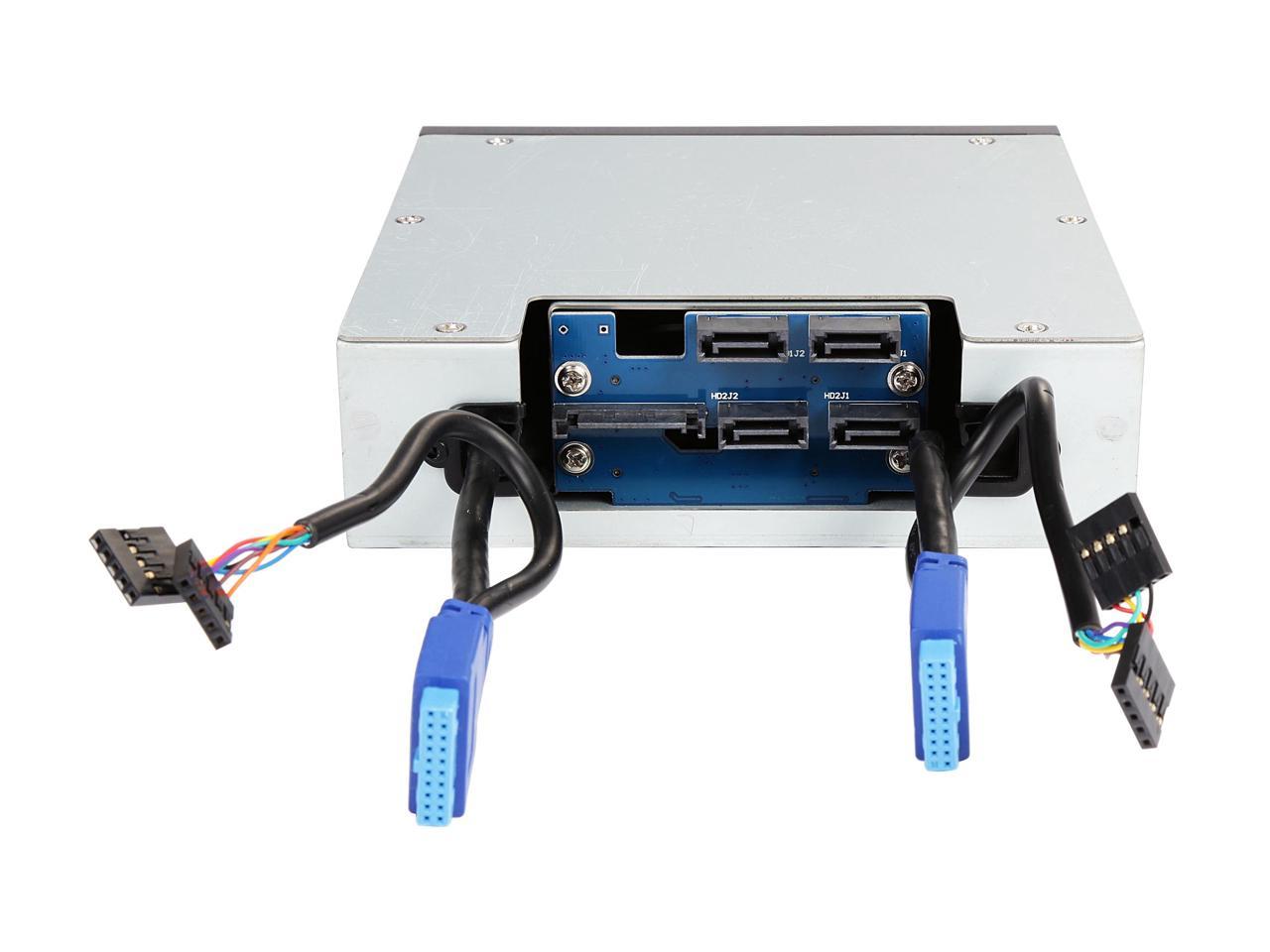 Athena Power BP-1225U32SAC USB 3.0 Super Speed 5.25" Drive Bay Extended Backplane Module
