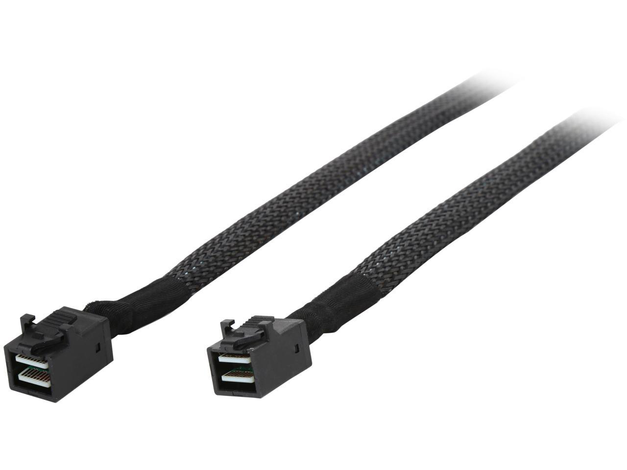 Athena Power GPU Server 12G Data Cable for RM-4UG4243HE12 0.5M Mini SAS SFF8643 to SFF8643 Internal Cable (CABLE-MS8643INT20)