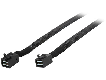 Athena Power GPU Server 12G Data Cable for RM-4UG4243HE12 0.5M Mini SAS SFF8643 to SFF8643 Internal Cable (CABLE-MS8643INT20)