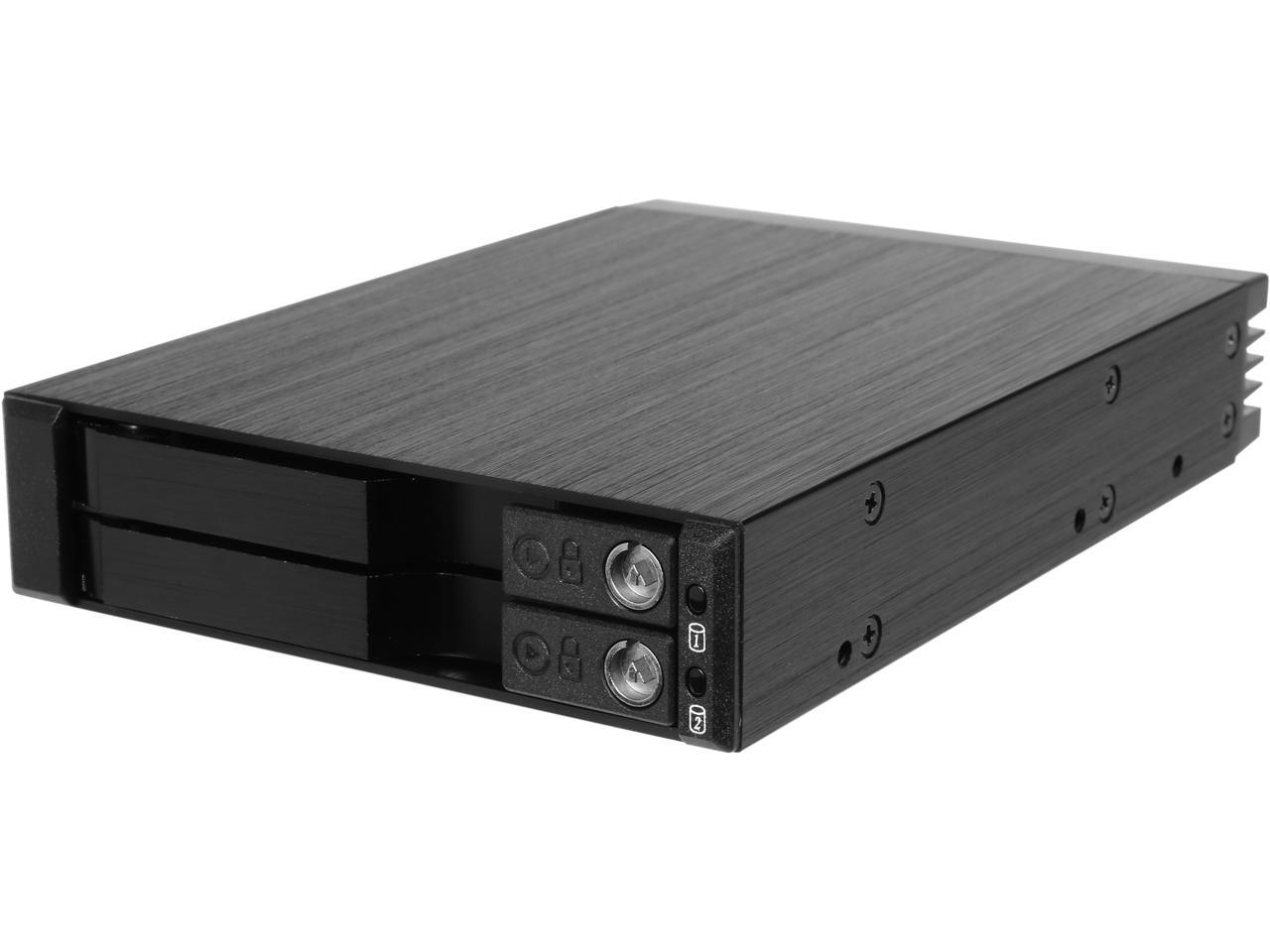 Athena Power BP-TLASA2221 1 x 3.5" HDD Bay into 2 x 2.5" Bays HDD Rack