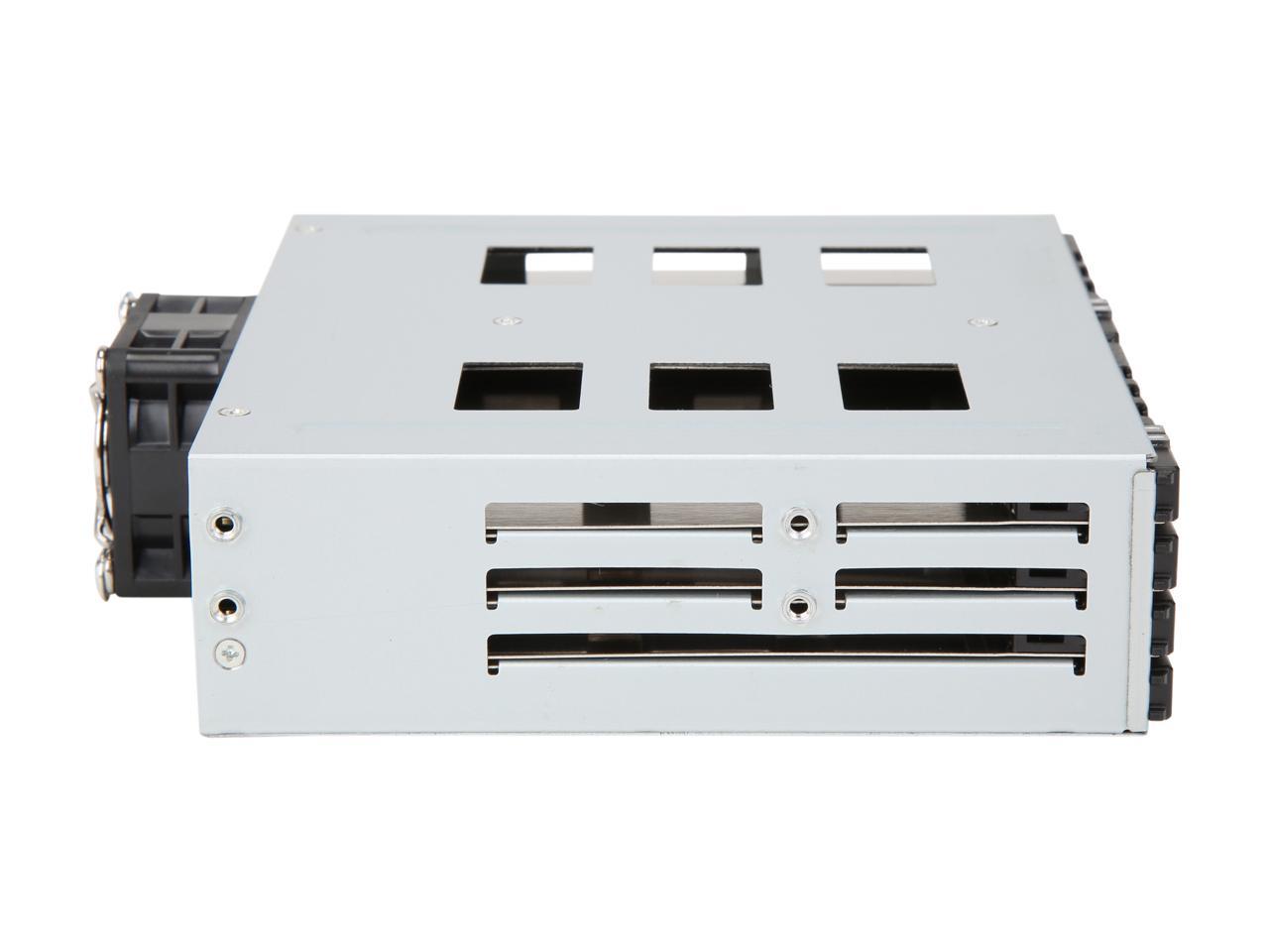 Athena Power BP-15827SAC an 1 x 5.25" External Drive Bay to 8 x 2.5" SSD / HDD Hot-Swap SAS / SATA Backplane Module - Transfer Rate Up to 6 Gbps SAS (I, II) / SATA (I, II, III) - Drive Thickness Up to 7mm - OEM