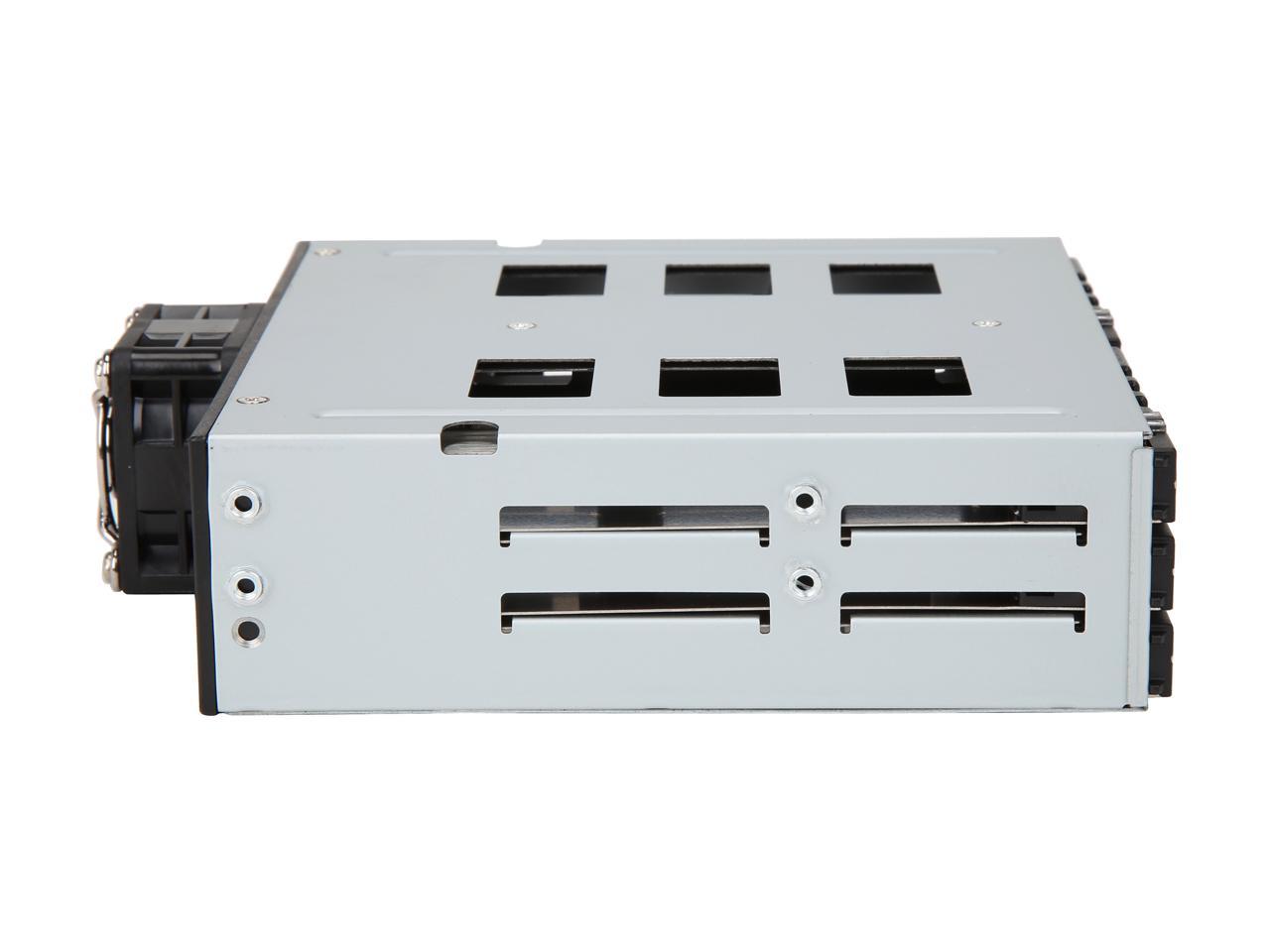 Athena Power BP-15629SAC an 1 x 5.25" External Drive Bay to 6 x 2.5" SSD / HDD Hot-Swap SAS / SATA Backplane Module - Transfer Rate Up to 6 Gbps SAS (I, II) / SATA (I, II, III) - OEM