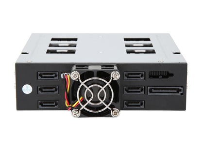 Athena Power BP-15629SAC an 1 x 5.25" External Drive Bay to 6 x 2.5" SSD / HDD Hot-Swap SAS / SATA Backplane Module - Transfer Rate Up to 6 Gbps SAS (I, II) / SATA (I, II, III) - OEM