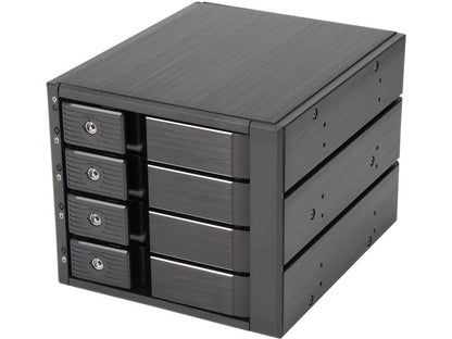 Athena Power BP-TLA3141SAS12 12 Gbps Mini-SAS HD Hot-Swap SAS / SATA 3.5" HDD Internal Hard Drive Backplane Module - OEM