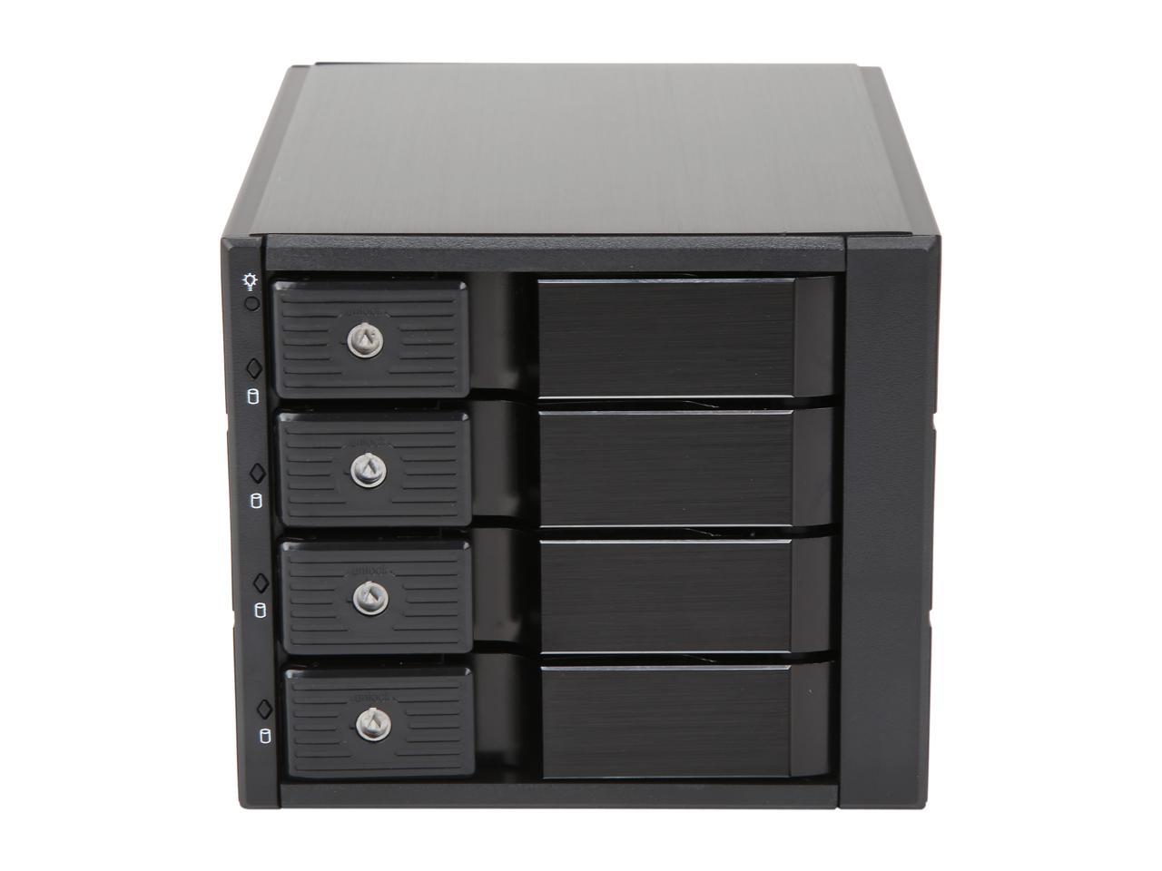 Athena Power BP-TLA3141SAS12 12 Gbps Mini-SAS HD Hot-Swap SAS / SATA 3.5" HDD Internal Hard Drive Backplane Module - OEM